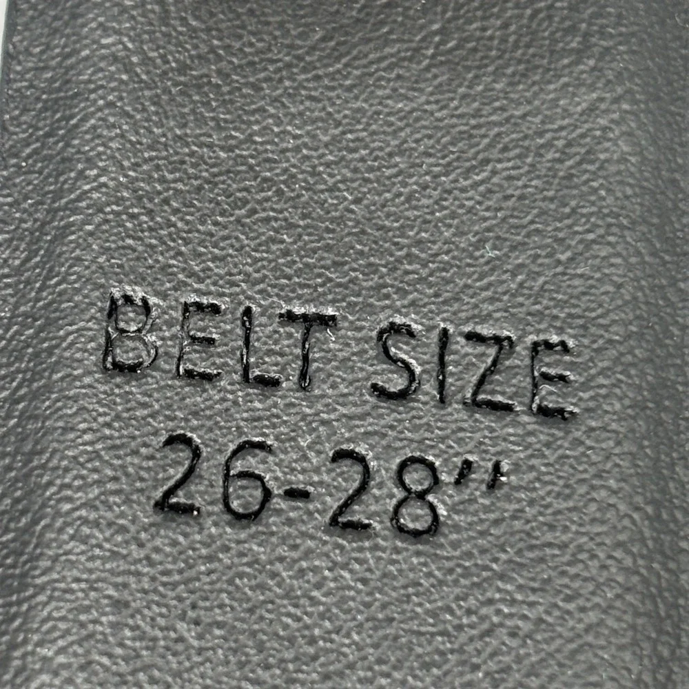 Steve Madden Boys Black Dress Belt Size M 26–28